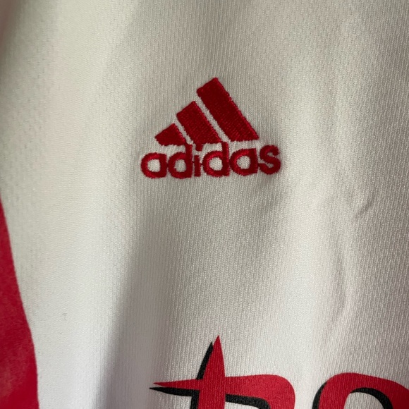 Adidas NBA Jersey Houston Rockets Chandler Parsons White XL EUC Basketball - Picture 5 of 9